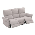 Diivan DAMIKA 3-kohaline elektriline recliner 200x92xH103cm, hall Diivanid