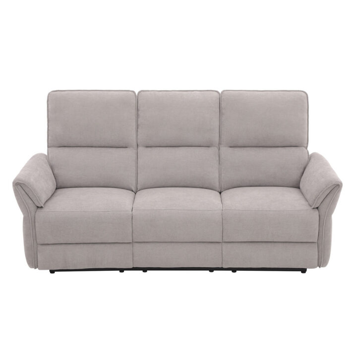 Diivan DAMIKA 3-kohaline elektriline recliner 200x92xH103cm, hall Diivanid