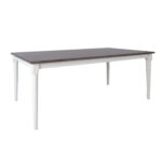 Söögilaud JANELLE 183x91xH75cm, hall/valge Söögilauad H02-200 Söögilauad