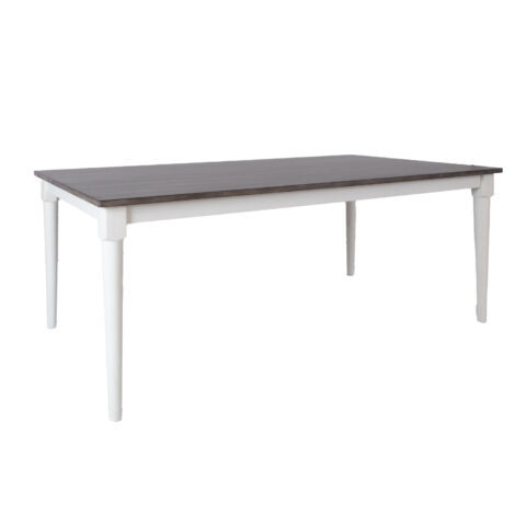 Söögilaud JANELLE 183x91xH75cm, hall/valge Söögilauad H02-200 Söögilauad