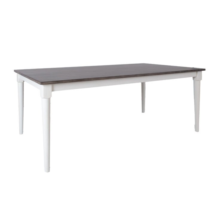 Söögilaud JANELLE 183x91xH75cm, hall/valge Söögilauad H02-200 Söögilauad