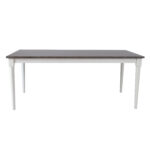 Söögilaud JANELLE 183x91xH75cm, hall/valge Söögilauad H02-200 Söögilauad