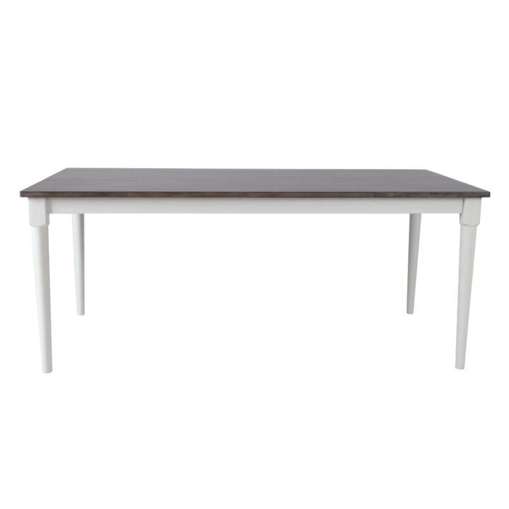 Söögilaud JANELLE 183x91xH75cm, hall/valge Söögilauad H02-200 Söögilauad