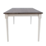 Söögilaud JANELLE 183x91xH75cm, hall/valge Söögilauad H02-200 Söögilauad