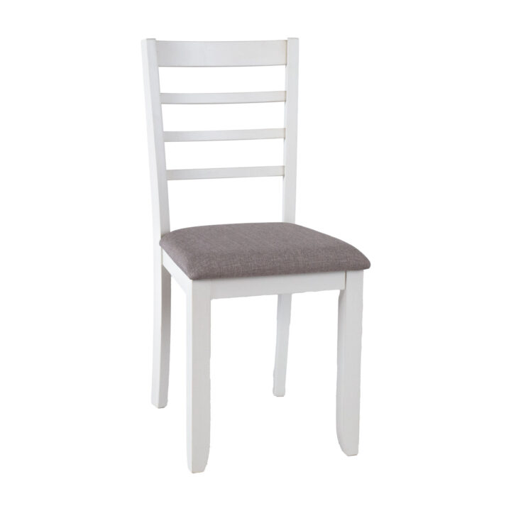 Tool JANELLE 41x49xH90cm, hall/valge Söögilauatoolid, taburetid H02-300 Söögilauatoolid, taburetid, pin