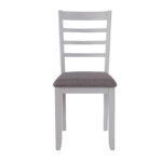 Tool JANELLE 41x49xH90cm, hall/valge Söögilauatoolid, taburetid H02-300 Söögilauatoolid, taburetid, pin