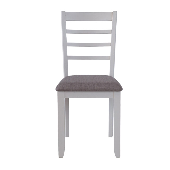 Tool JANELLE 41x49xH90cm, hall/valge Söögilauatoolid, taburetid H02-300 Söögilauatoolid, taburetid, pin