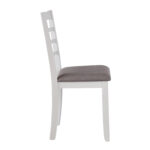 Tool JANELLE 41x49xH90cm, hall/valge Söögilauatoolid, taburetid H02-300 Söögilauatoolid, taburetid, pin