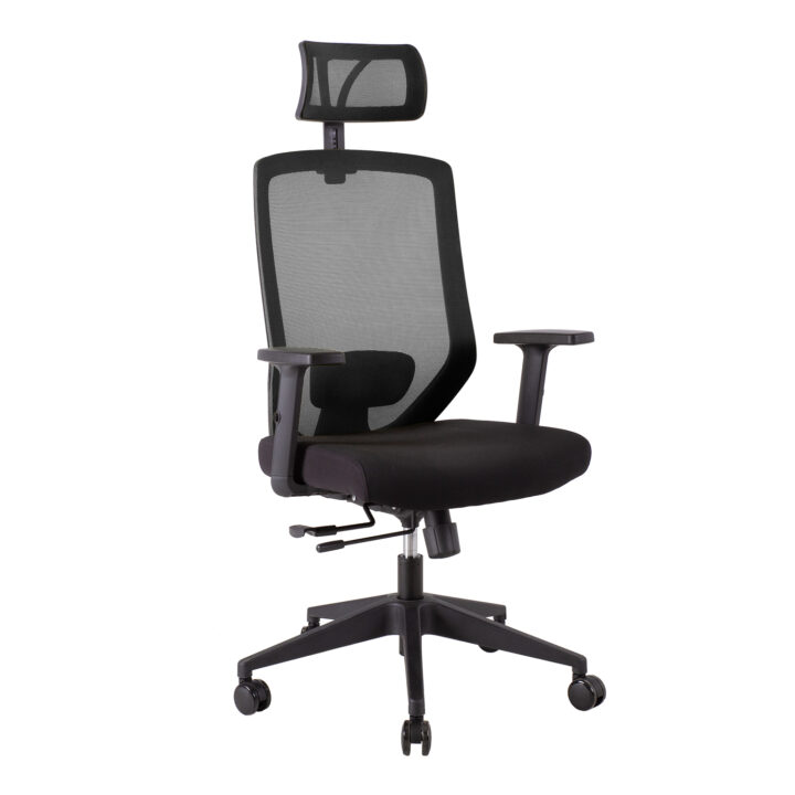 Töötool JOY 64x64xH115-125cm, must Arvutitoolid ja töötoolid Arvutitoolid ja töötoolid