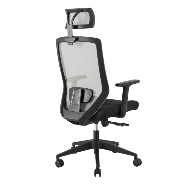 Töötool JOY 64x64xH115-125cm, must/hall Arvutitoolid ja töötoolid Arvutitoolid ja töötoolid