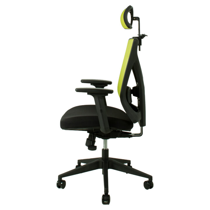 Töötool MIKE 64x65xH110-120cm, must/roheline Arvutitoolid ja töötoolid Arvutitoolid ja töötoolid