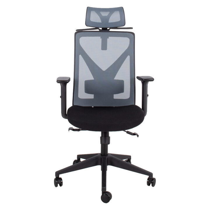 Töötool MIKE 64x65xH110-120cm, must/hall Arvutitoolid ja töötoolid Arvutitoolid ja töötoolid