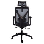 Töötool MIKE 64x65xH110-120cm, must/hall Arvutitoolid ja töötoolid Arvutitoolid ja töötoolid