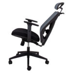 Töötool MIKE 64x65xH110-120cm, must/hall Arvutitoolid ja töötoolid Arvutitoolid ja töötoolid