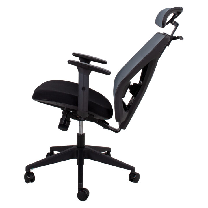 Töötool MIKE 64x65xH110-120cm, must/hall Arvutitoolid ja töötoolid Arvutitoolid ja töötoolid