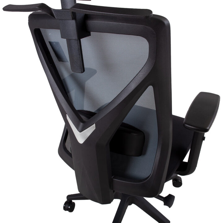 Töötool MIKE 64x65xH110-120cm, must/hall Arvutitoolid ja töötoolid Arvutitoolid ja töötoolid