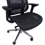 Töötool FLEX 70x70xH116-126cm, must Arvutitoolid ja töötoolid Arvutitoolid ja töötoolid
