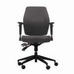 Töötool SMART, 61×55-60xH94-103cm, hall, polüesterkangas, plastik Arvutitoolid ja töötoolid Arvutitoolid ja töötoolid