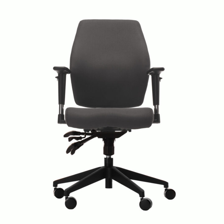 Töötool SMART, 61×55-60xH94-103cm, hall, polüesterkangas, plastik Arvutitoolid ja töötoolid Arvutitoolid ja töötoolid