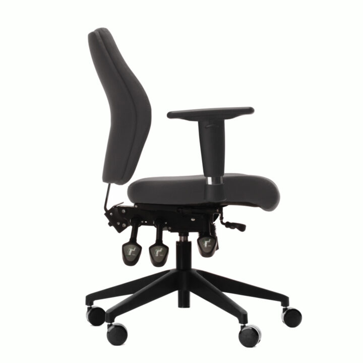 Töötool SMART, 61×55-60xH94-103cm, hall, polüesterkangas, plastik Arvutitoolid ja töötoolid Arvutitoolid ja töötoolid