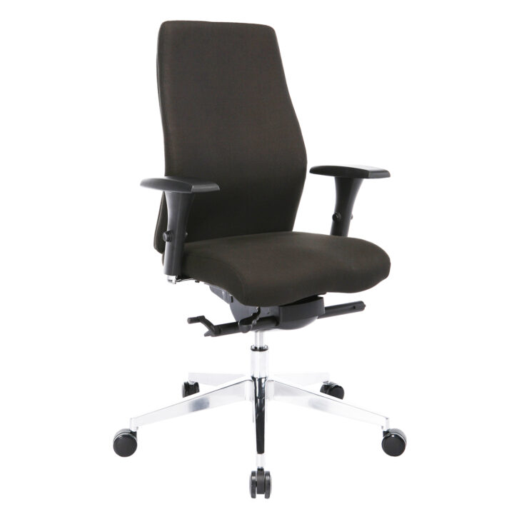 Töötool SMART PLUS, 60×59-64xH110,5-119,5cm, must, polüesterkangas, alumiinium Arvutitoolid ja töötoolid Arvutitoolid ja töötoolid