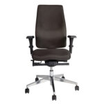 Töötool SMART PLUS, 60×59-64xH110,5-119,5cm, must, polüesterkangas, alumiinium Arvutitoolid ja töötoolid Arvutitoolid ja töötoolid