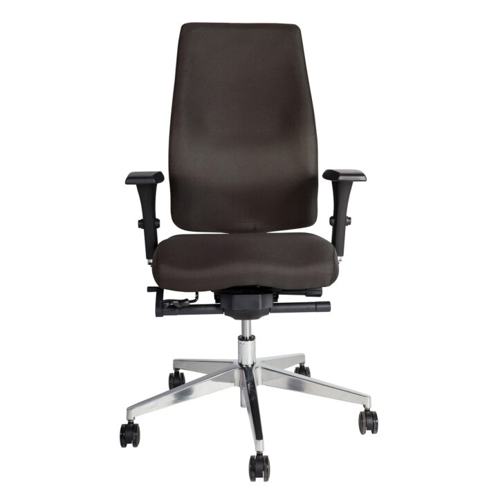 Töötool SMART PLUS, 60×59-64xH110,5-119,5cm, must, polüesterkangas, alumiinium Arvutitoolid ja töötoolid Arvutitoolid ja töötoolid