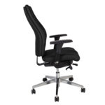 Töötool SMART PLUS, 60×59-64xH110,5-119,5cm, must, polüesterkangas, alumiinium Arvutitoolid ja töötoolid Arvutitoolid ja töötoolid