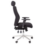 Töötool SMART EXTRA 60×63,5-70xH114-123cm, must Arvutitoolid ja töötoolid Arvutitoolid ja töötoolid