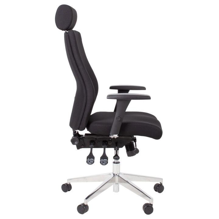 Töötool SMART EXTRA 60×63,5-70xH114-123cm, must Arvutitoolid ja töötoolid Arvutitoolid ja töötoolid