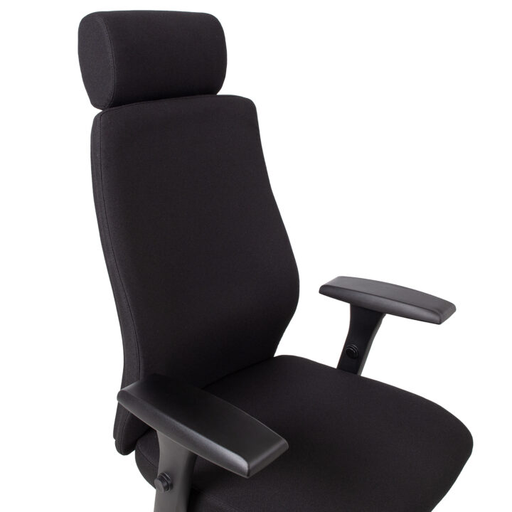 Töötool SMART EXTRA 60×63,5-70xH114-123cm, must Arvutitoolid ja töötoolid Arvutitoolid ja töötoolid