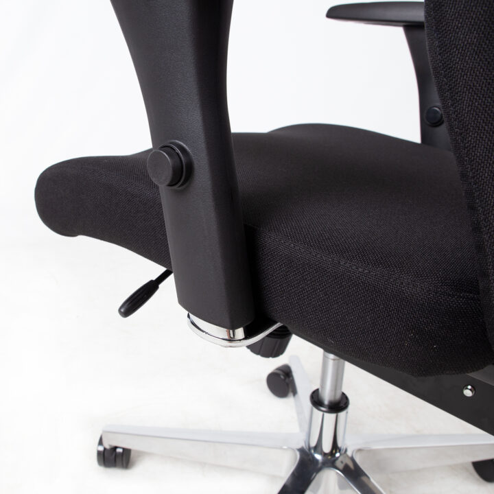 Töötool SMART EXTRA 60×63,5-70xH114-123cm, must Arvutitoolid ja töötoolid Arvutitoolid ja töötoolid