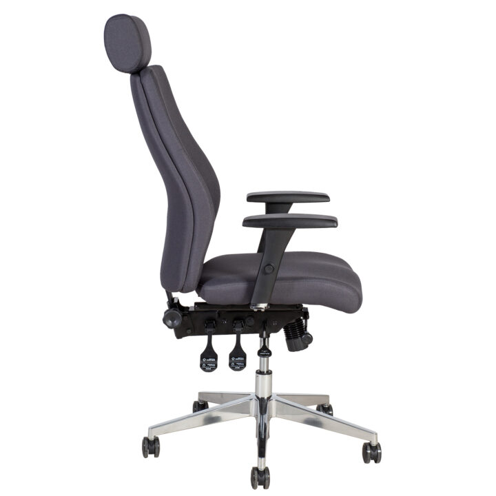 Töötool SMART EXTRA 60×63,5-70xH114-123cm, hall Arvutitoolid ja töötoolid Arvutitoolid ja töötoolid