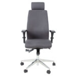 Töötool SMART EXTRA 60×63,5-70xH114-123cm, hall Arvutitoolid ja töötoolid Arvutitoolid ja töötoolid