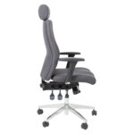 Töötool SMART EXTRA 60×63,5-70xH114-123cm, hall Arvutitoolid ja töötoolid Arvutitoolid ja töötoolid