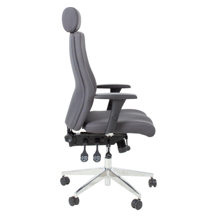 Töötool SMART EXTRA 60×63,5-70xH114-123cm, hall Arvutitoolid ja töötoolid Arvutitoolid ja töötoolid
