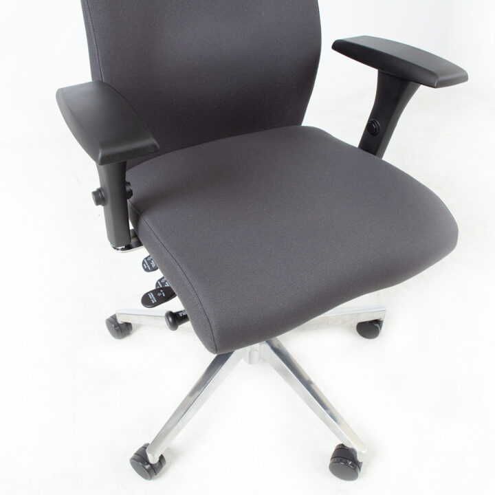 Töötool SMART EXTRA 60×63,5-70xH114-123cm, hall Arvutitoolid ja töötoolid Arvutitoolid ja töötoolid