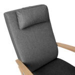 Kiiktool VENLA 65,5x102xH104cm, tumehall Elutoamööbel H01-500 Tugitoolid ja kiiktoolid