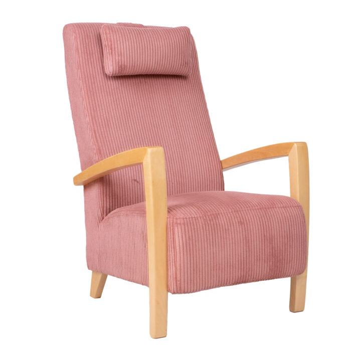 Tugitool VENLA 65,5x65xH104cm, roosa velvet Elutoamööbel H01-500 Tugitoolid ja kiiktoolid