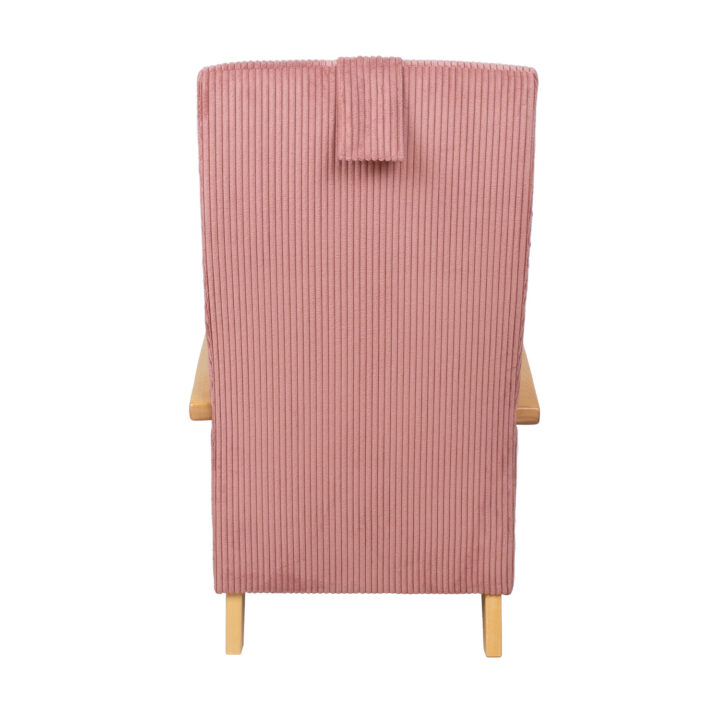 Tugitool VENLA 65,5x65xH104cm, roosa velvet Elutoamööbel H01-500 Tugitoolid ja kiiktoolid