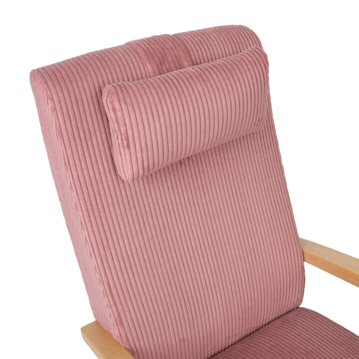 Tugitool VENLA 65,5x65xH104cm, roosa velvet Elutoamööbel H01-500 Tugitoolid ja kiiktoolid
