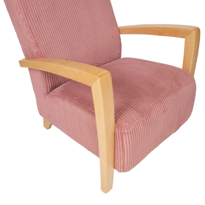 Tugitool VENLA 65,5x65xH104cm, roosa velvet Elutoamööbel H01-500 Tugitoolid ja kiiktoolid