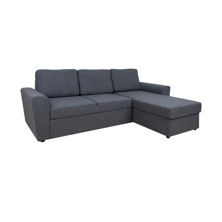 Nurgadiivanvoodi INGMAR 242×168/92xH92cm, tumehall Diivanid Diivanid