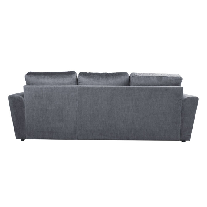 Nurgadiivanvoodi INGMAR 242×168/92xH92cm, sinakashall Diivanid Diivanid