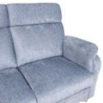 Diivan INGRID 2-kohaline 155x88xH105cm, hallikassinine Diivanid Diivanid