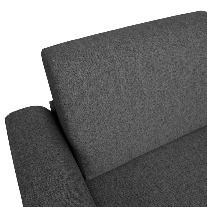 Tugitoolvoodi VESPER 112x83xH86cm, tumehall Elutoamööbel H01-500 Tugitoolid ja kiiktoolid