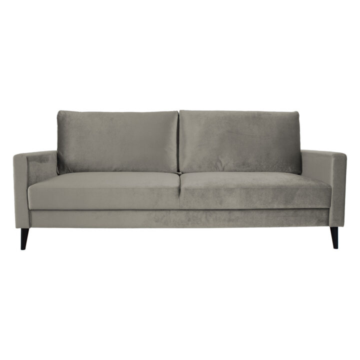 Diivanvoodi ANNA pesukastiga 222x86xH98cm, beež samet Diivanid Diivanid