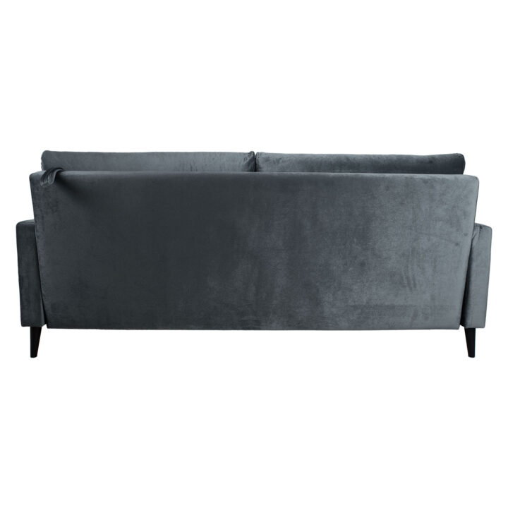 Diivanvoodi ANNA pesukastiga 222x86xH98cm, hall samet Diivanid Diivanid