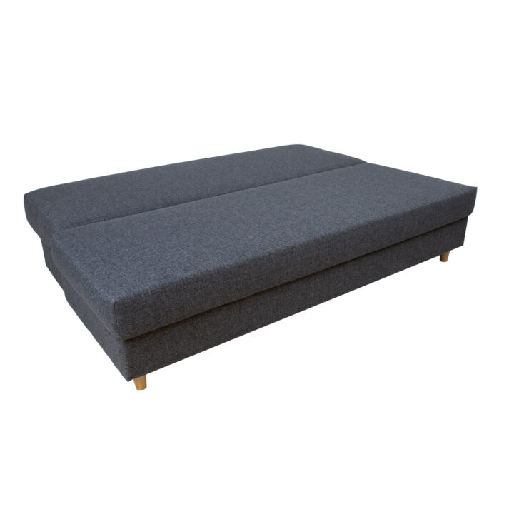 Diivanvoodi VELLA pesukastiga 195x92xH76cm, tumehall Diivanid Diivanid