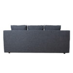 Diivanvoodi VELLA pesukastiga 195x92xH76cm, tumehall Diivanid Diivanid